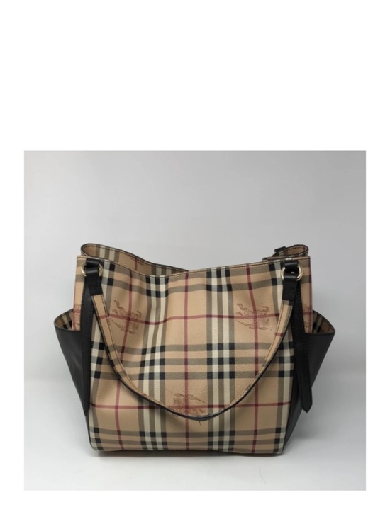 Burberry Handbags - Burberry Haymarket Small Canterbury Tote Bag